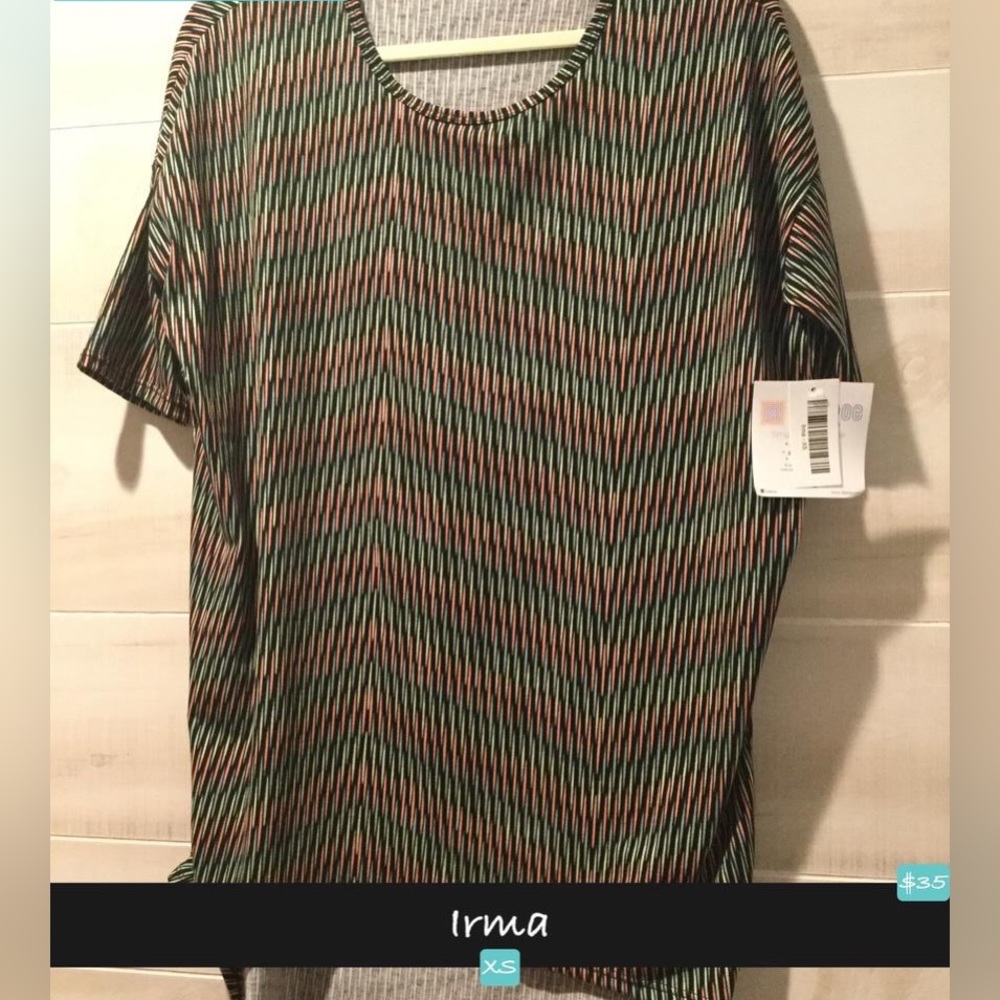 NWT LuLaRoe Irma Tunic XS